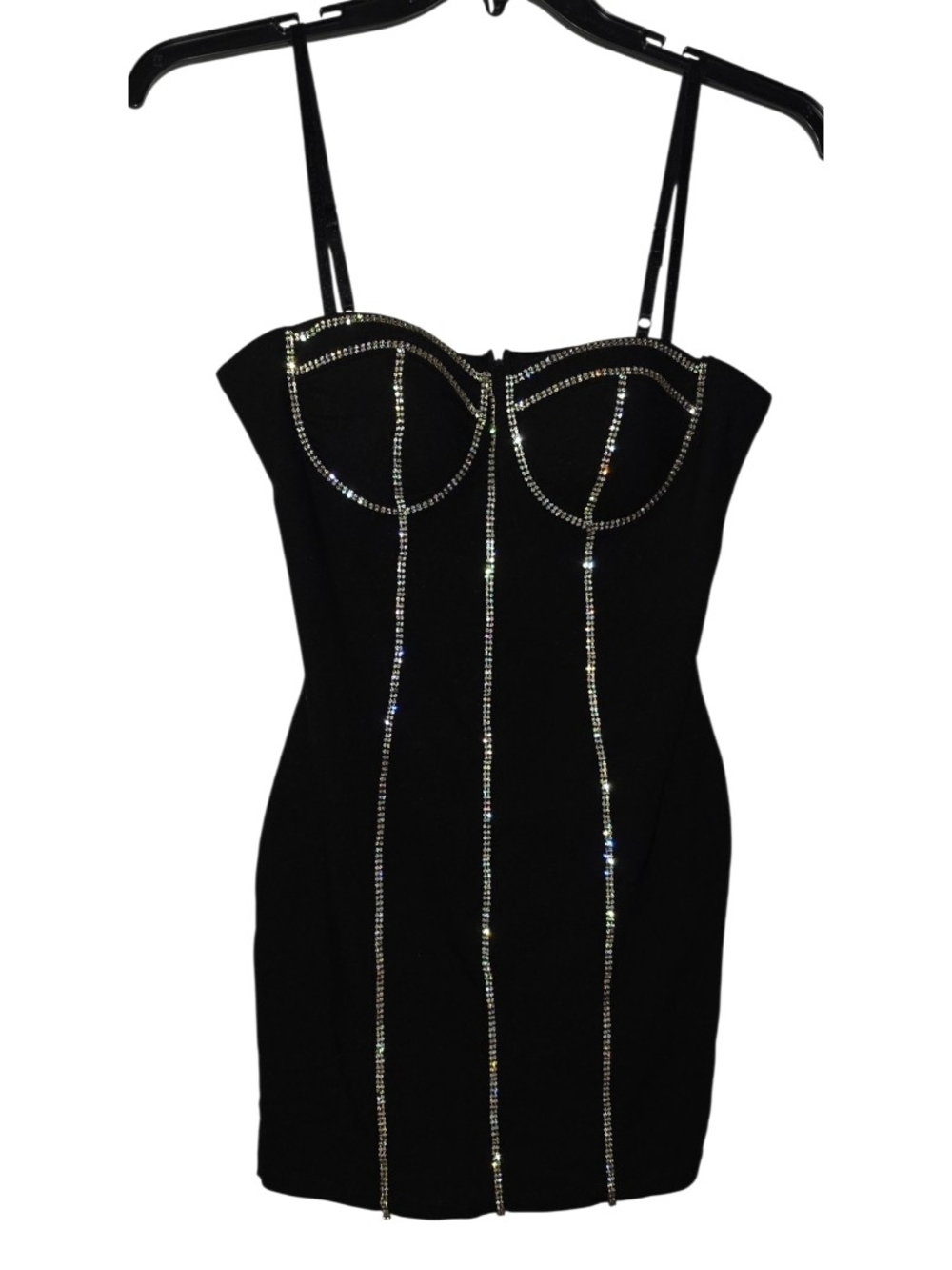 Haute Monde Black Sleeveless Dress Size Large